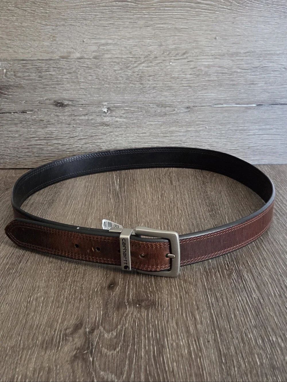 Carhartt Men's Reversible Belt - Black & Brown - Size 42